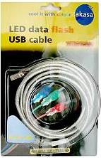 USB-18-BL USB DATA FLASH CABLE BLUE 1.8M A-MALE/B-MALE AKASA