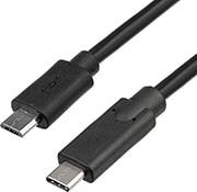 CABLE USB AK-USB-16 MICRO USB B (M) / USB TYPE C (M) VER. 2.0 1.0M AKYGA
