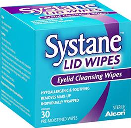 SYSTANE LID WIPES ΜΑΝΤΗΛΑΚΙΑ ΚΑΘΑΡΙΣΜΟΥ ΤΩΝ ΒΛΕΦΑΡΩΝ 30WIPES ALCON