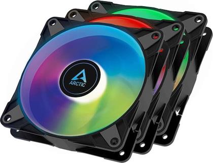 P12 PWM PST A-RGB - 3 CASE FANS 0DB 120MM PRESSURE OPTIMIZED PWM CONTROLLED SPEED WITH PST-A ARCTIC από το PUBLIC