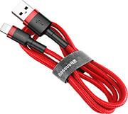 CAFULE CABLE USB FOR LIGHTNING 2.4A 1M RED BASEUS από το e-SHOP