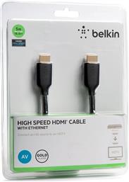 ΚΑΛΩΔΙΟ HDMI 1.4 CABLE HDMI MALE ΣΕ HDMI MALE - 5M BELKIN