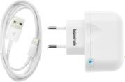 TRAVEL CHARGER LIGHTNING FOR APPLE IPHONE 5/6/7/8 BLUE STAR από το e-SHOP