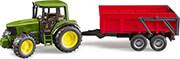 JOHN DEERE 6920 WITH TUB TIPPING TRAILER (WITH AUTOMATIC BACK PANEL) BRUDER από το e-SHOP