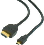 CC-HDMID-10 HDMI CABLE MALE TO MICRO D-MALE GOLD PLATED 3M BLACK CABLEXPERT