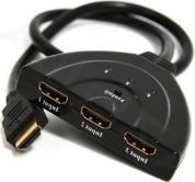 DSW-HDMI-35 3 PORTS HDMI SWITCH BUILT IN CABLE CABLEXPERT από το e-SHOP