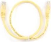 PP12-0.25M/Y YELLOW PATCH CORD CAT.5E MOLDED STRAIN RELIEF 50U PLUGS 0.25M CABLEXPERT