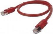 PP12-5M/R RED PATCH CORD CAT.5E MOLDED STRAIN RELIEF 50U PLUGS 5M CABLEXPERT