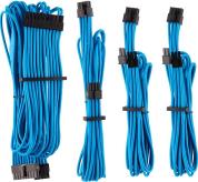 DIY CABLE PREMIUM INDIVIDUALLY SLEEVED DC CABLE STARTER KIT TYPE4 (GEN4) BLUE CORSAIR