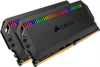 DOMINATOR PLATINUM RGB 16GB DDR4-3600MHZ C18 (CMT32GX4M2Z3600C18) X2 ΜΝΗΜΗ RAM CORSAIR από το ΚΩΤΣΟΒΟΛΟΣ
