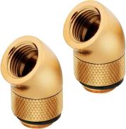 HYDRO X FITTING ADAPTER XF 45° ANGLED ROTARY GOLD 2-PACK CORSAIR από το e-SHOP