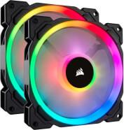 LL140 RGB 140MM DUAL LIGHT LOOP RGB LED PWM FAN DUAL PACK WITH LIGHTING NODE PRO CORSAIR