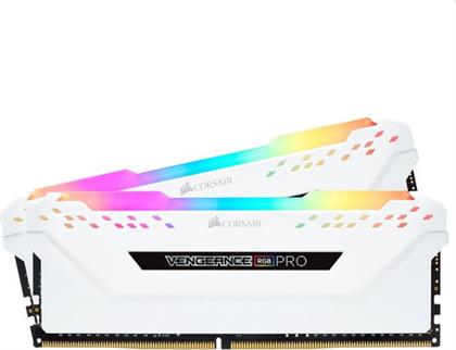 VENGEANCE RGB PRO 8GB DDR4-3000ΜΗZ C15 (CMW16GX4M2C3000C15W) X2 ΜΝΗΜΗ RAM CORSAIR