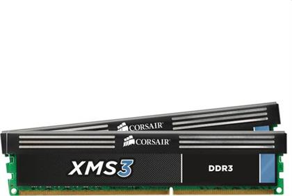 XMS 4GB DDR3-1600MHZ C9 (CMX8GX3M2A1600C9) X2 ΜΝΗΜΗ RAM CORSAIR