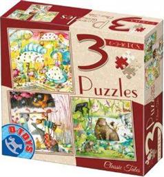 PUZZLE CLASSIC TALES 3X 31 ΚΟΜΜΑΤΙΑ (7292401) D TOYS