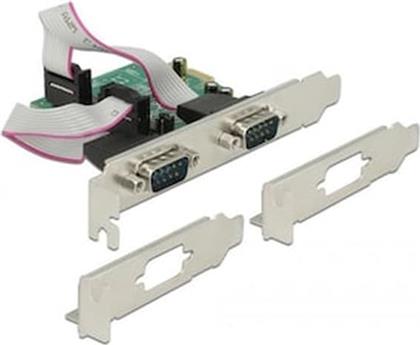 CONTROLLER PCI EXPRESS CARD TO 2X SERIELL RS-232 HIGHSPEED 921K DELOCK από το PUBLIC
