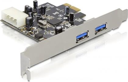CONTROLLER PCIE 2X USB3.0 EXT +LOWPROFILE DELOCK