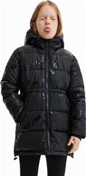 LONG PADDED COAT WITH TEXT 22WGEW12-2000 DESIGUAL
