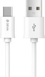 CABLE USB TO TYPE-C WHITE DEVIA