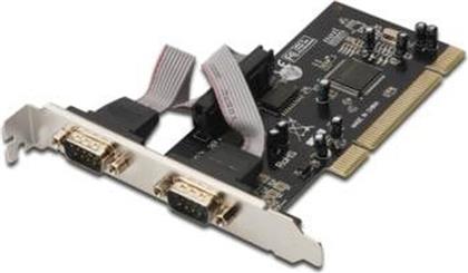 CONTROLLER PCI 2X D-SUB9 SERIAL PORTS RETAIL DIGITUS από το PUBLIC