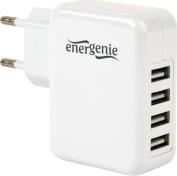 EG-U4AC-02 UNIVERSAL USB CHARGER 3.1A WHITE ENERGENIE από το e-SHOP