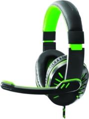 EGH330G CROW HEADPHONES WITH MICROPHONE FOR PLAYERS GREEN ESPERANZA