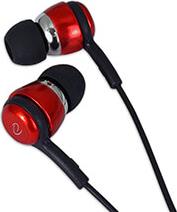 EH192 EARPHONES WITH MICROPHONE EH192 BLACK AND RED ESPERANZA