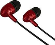 EH193 EARPHONES WITH MICROPHONE EH193 BLACK AND RED ESPERANZA