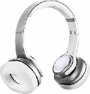 SUPREMESOUND 8EQ BLUETOOTH HEADPHONES WITH SPEAKERS AND EQUALIZER 2IN1 SILVER EVOLVEO