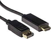 CABLE ACT AK3992 DISPLAYPORT MALE - HDMI-A MALE 5 M BLACK EWENT από το e-SHOP