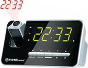 FA-2421-7 TABLE DIGITAL DUAL ALARM CLOCK WITH PROJECTOR RADIO + DAY SELECTION FIRST AUSTRIA