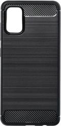 CARBON BACK COVER CASE FOR SAMSUNG GALAXY A41 BLACK FORCELL από το e-SHOP