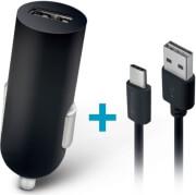 M02 USB CAR CHARGER 2A + CABLE TYPE-C FOREVER από το e-SHOP