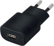 TC-01 WALL CHARGER USB 1A BLACK FOREVER