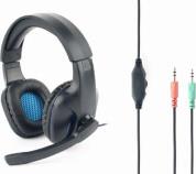 GHS-04 GAMING HEADSET WITH VOLUME CONTROL MATTE BLACK GEMBIRD