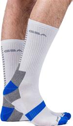 BAMBOO MENS EXTRA CUSHIONED PERFORMANCE CREW 6PACK 8119115-WHITE/YEL-BLUE-GRN52 ΛΕΥΚΟ GSA