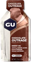CHOCOLATE OUTRAGE 002-102 32GR Ο-C GU ENERGY από το ZAKCRET SPORTS