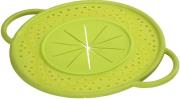 111558 BOIL OVER SAFEGUARD, MADE OF SILICONE, ROUND, 21 CM, GREEN HAMA