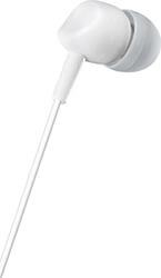 184140 KOOKY HEADPHONES IN-EAR MICROPHONE CABLE KINK PROTECTION WHITE HAMA