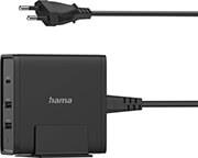 200017 UNIVERSAL USB-C CHARGING STATION, POWER DELIVERY (PD), 5-20V/65W, BLACK HAMA