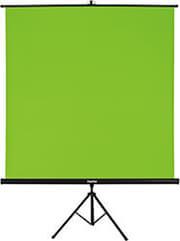 21571 GREEN SCREEN BACKGROUND WITH TRIPOD, 180 X 180 CM, 2 IN 1 HAMA