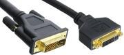 DVI-D EXTENSION DIGITAL CABLE M/F DUAL LINK 2M INLINE από το e-SHOP