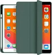 FLIP SMART CASE APPLE IPAD 10.2 2019 / 2020 / 2021 WITH TPU BACK COVER & SC PEN GREEN INOS