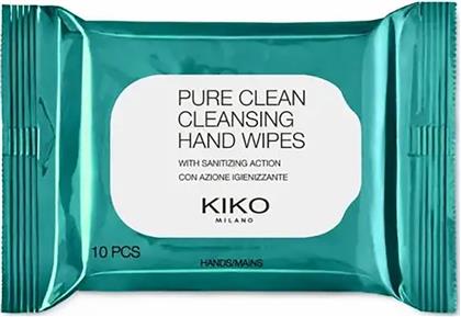 ΚIKO MILANO PURE CLEAN CLEANSING HAND WIPES - KS000000028001B KIKO MILANO από το NOTOS