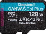 SDCG3/128GBSP CANVAS GO PLUS 128GB MICRO SDXC CLASS 10 UHS-I U3 V30 A2 KINGSTON