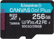 SDCG3/256GBSP CANVAS GO PLUS 256GB MICRO SDXC CLASS 10 UHS-I U3 V30 A2 KINGSTON από το e-SHOP