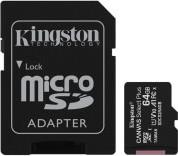 SDCS2/64GB CANVAS SELECT PLUS 64GB MICRO SDXC 100R A1 C10 CARD + SD ADAPTER KINGSTON από το e-SHOP