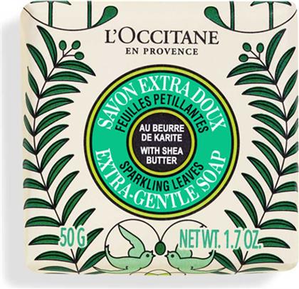 SHEA SPARKLING LEAVES EXTRA-GENTLE SOAP 50 G - 5110571 LOCCITANE