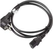 CABLE POWER CORD CEE 7/7 - IEC 320 C13 1.8M VDE BLACK LANBERG