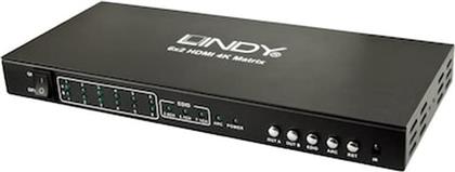 SWITCH HDMI 4K MATRIX UHD 3D PIP 2160P24 MAX MHL 2 6X2 LINDY από το PUBLIC